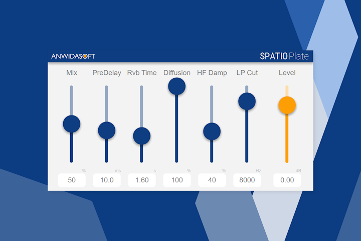 VST AU Plate Reverb Plugin