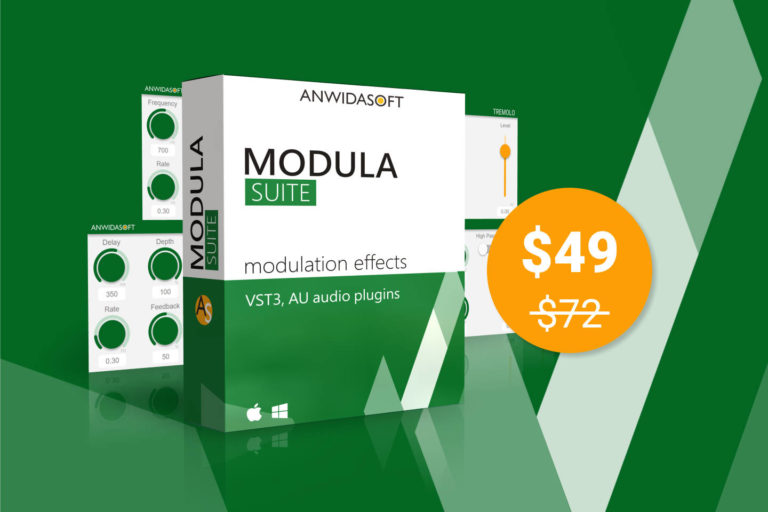 Modulation VST AU Plugins, Chorus, Flanger, Delay, Tremolo, Filter
