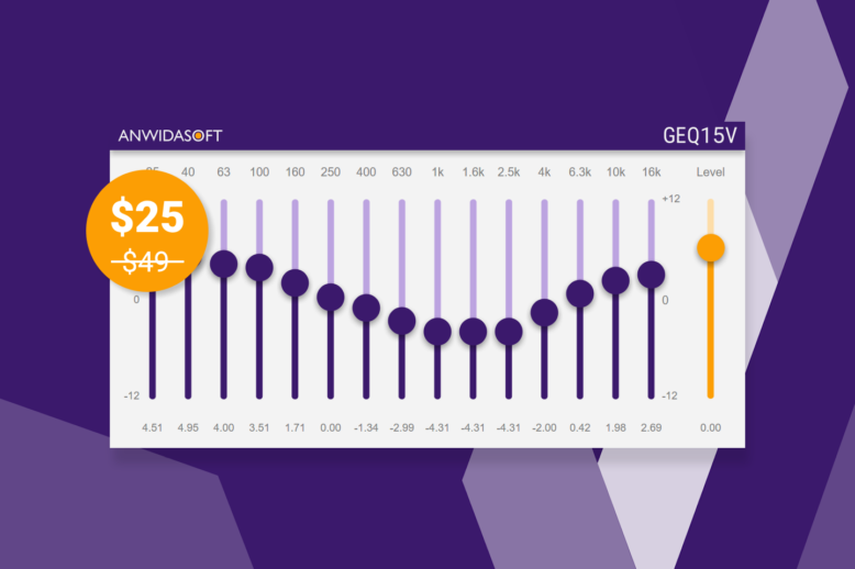 geq15v-$25 Graphic EQ plugin
