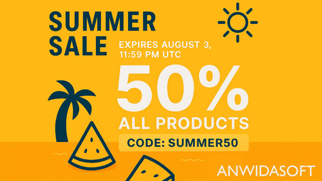 ANWIDA Soft Summer Sale 2025